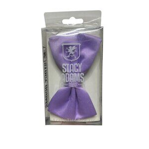 STACY ADAMS Men’s Ready Tied Bow‎ Tie Lilac Light Purple Lavender New